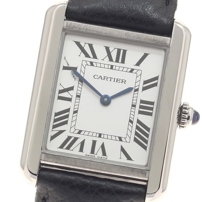 ☆良品 カルティエ タンクソロSM WSTA0030 レディース 【中古】