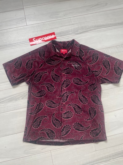 supreme Velour S/S Shirt