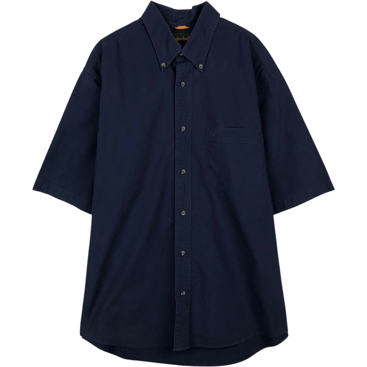 古着 90~00年代 ティンバーランド Timberland ボタンダウン 半袖 コットンシャツ メンズL相当 ヴィンテージ/eaa478053