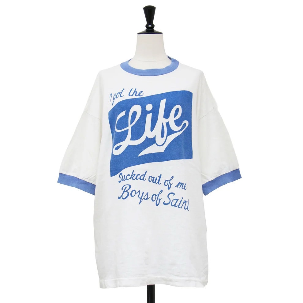 セントマイケル BOS_SS RINGER TEE サイズXL