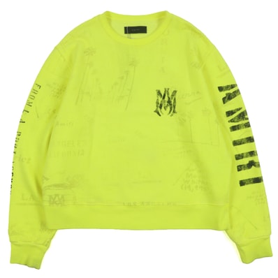 【ドンドン見直し】アミリ スウェット イエロー M (IT48) SR3GU0004SMRSTH0