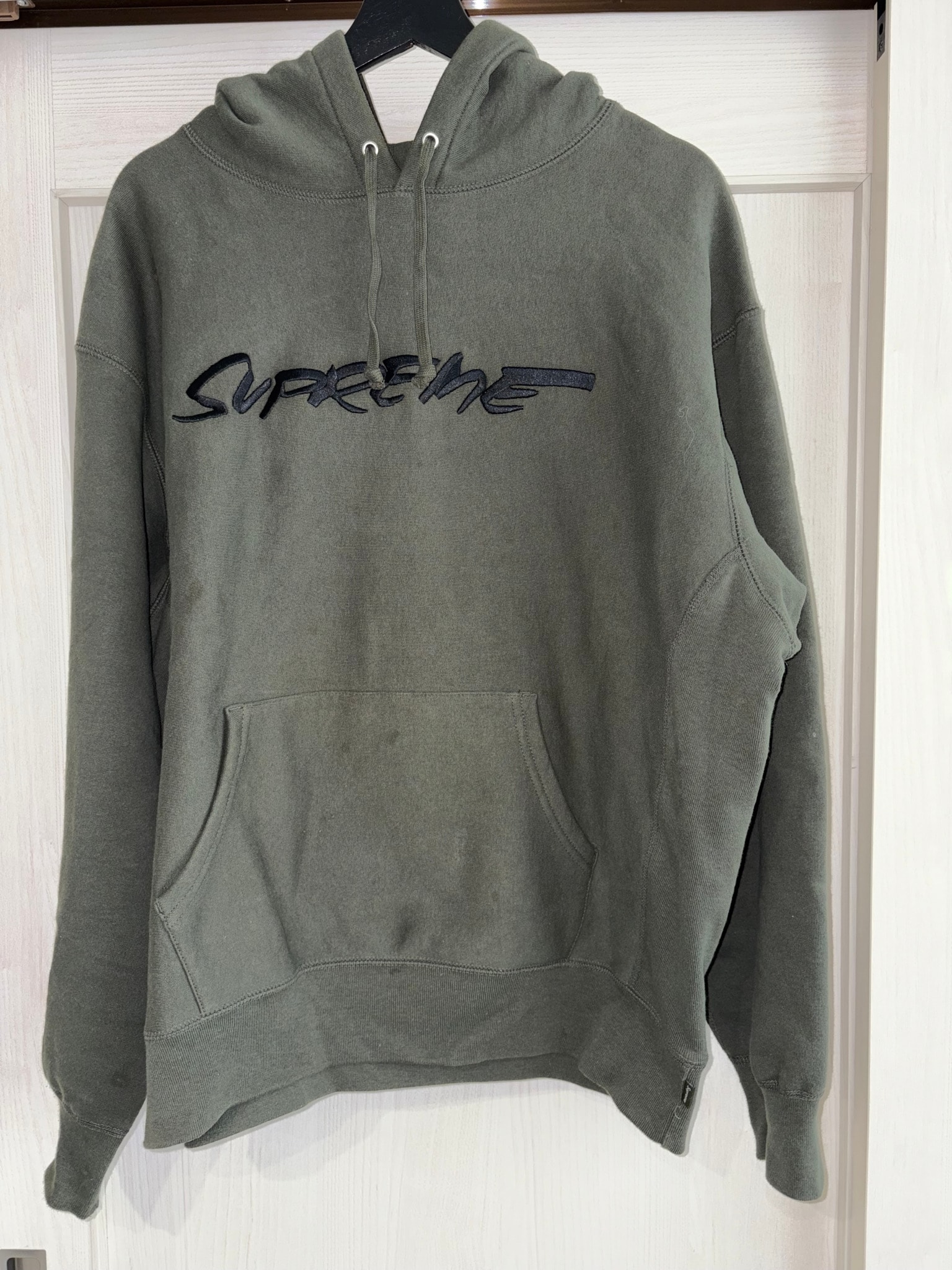 Supreme Futura Hooded Sweatshirt "Dark Olive"