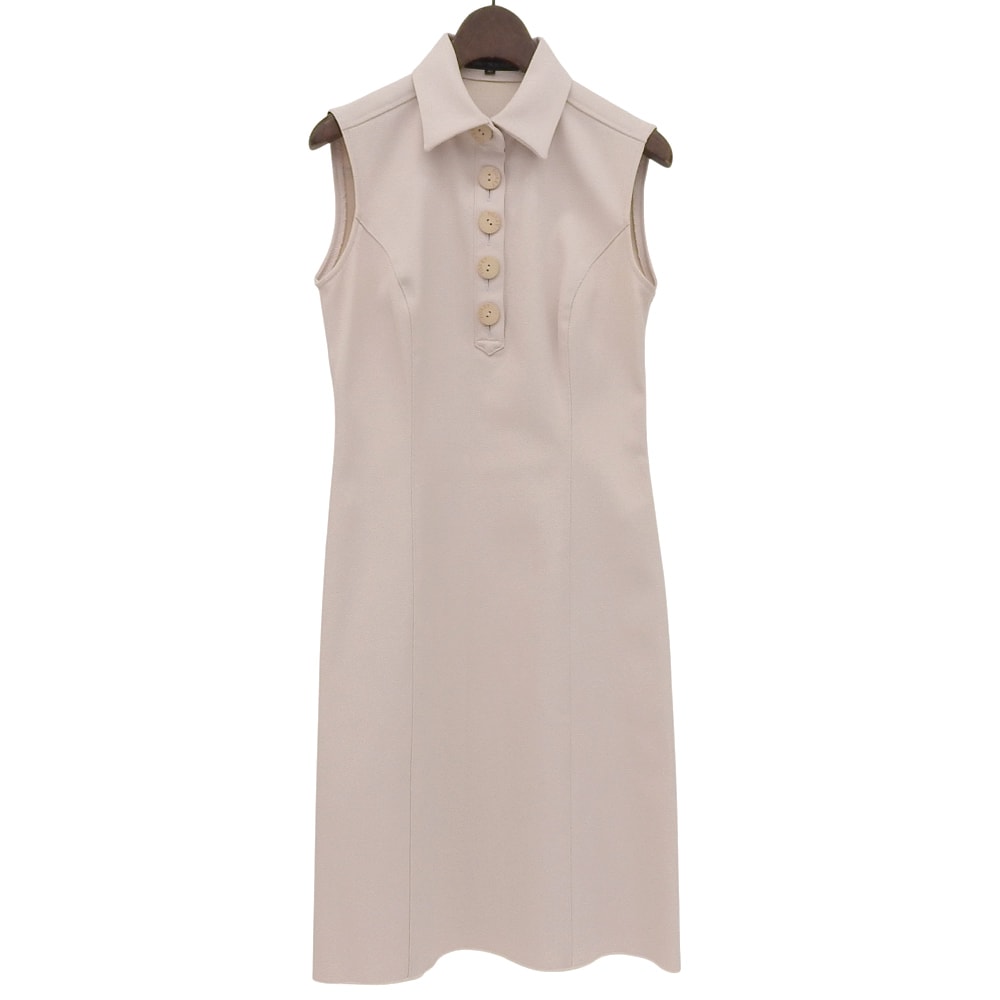 フォクシーニューヨーク ハーフボタン ひざ丈ワンピース レディース ピンク 40 18261-APSAE24 40