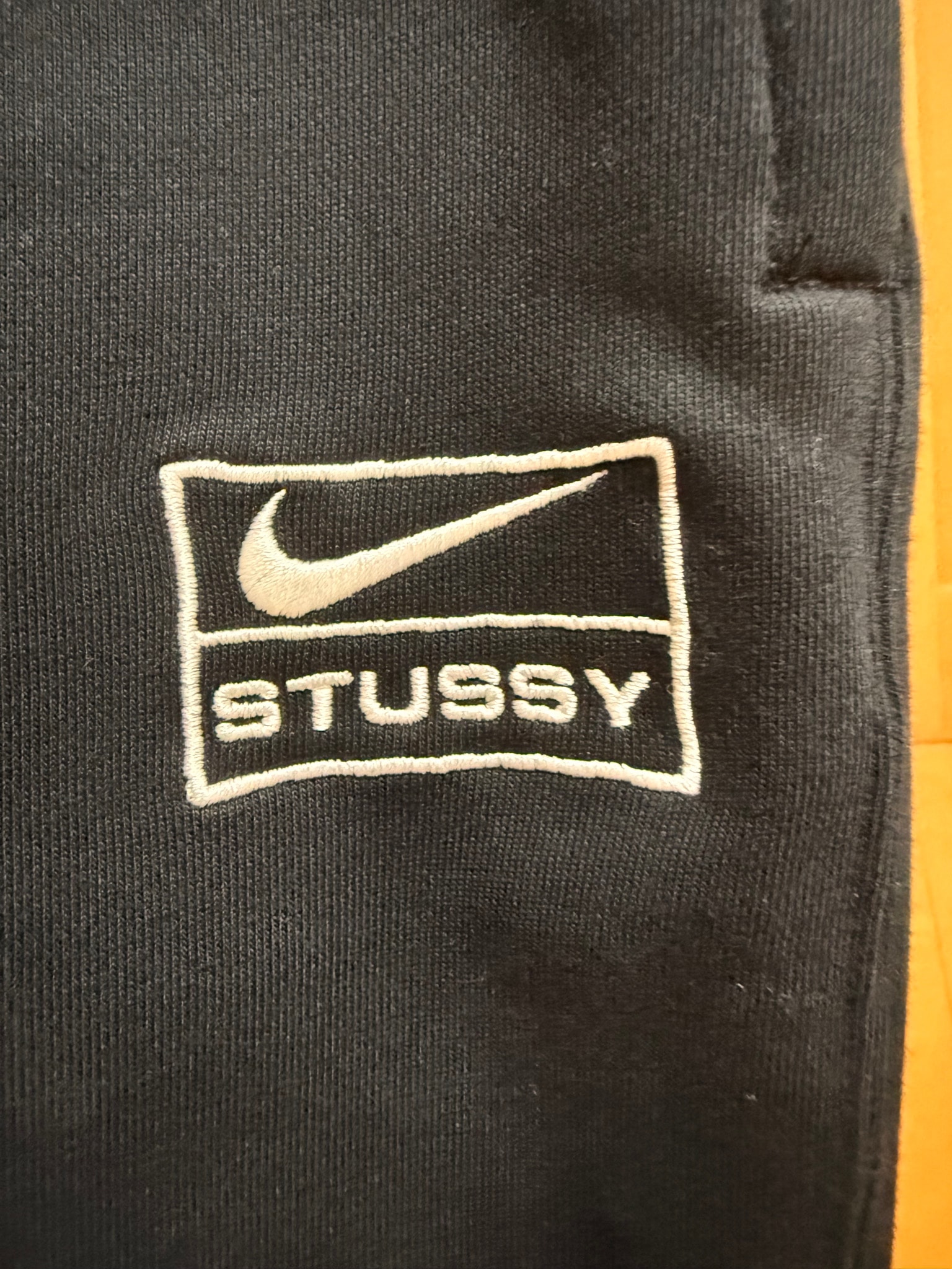 Stussy x Nike Stone Washed Fleece Pant "Black" (US Size) FN5235-010