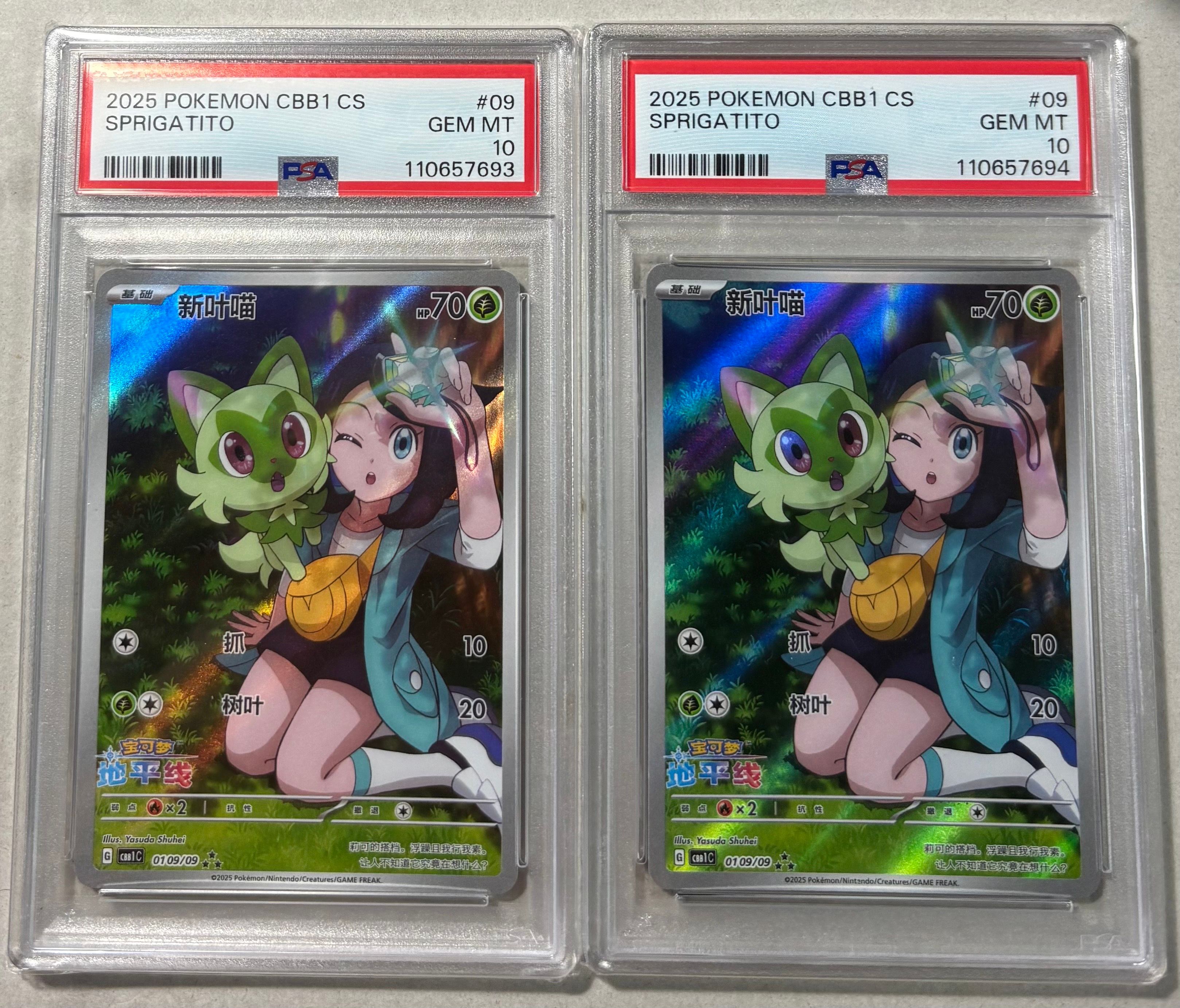 ニャオハ AR [CBB1C 01 09/09]【中国語版】(ポケモンカード ジェムパック フラッシュカード)