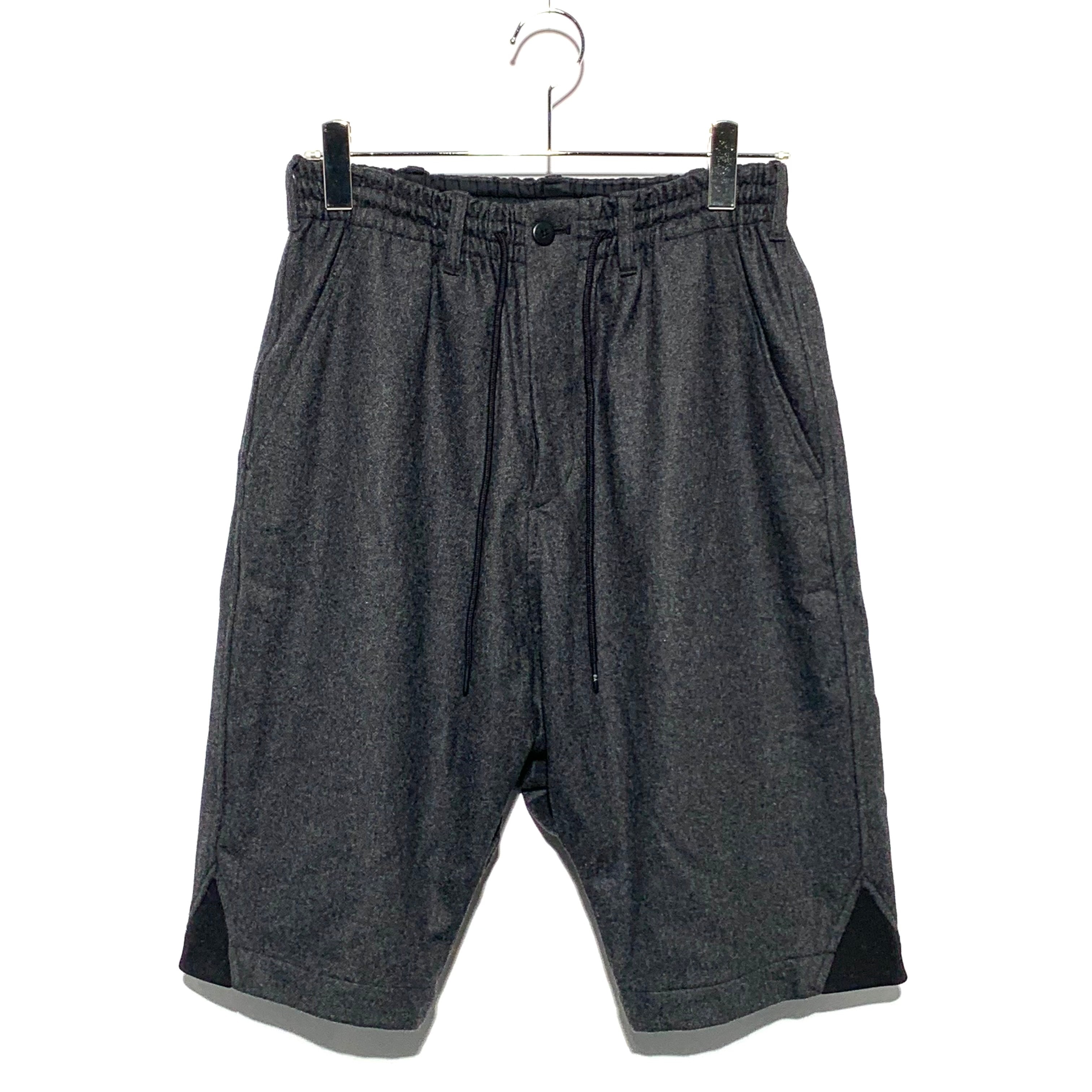 Y-3 FLANNEL UTILITY SHORTS gray