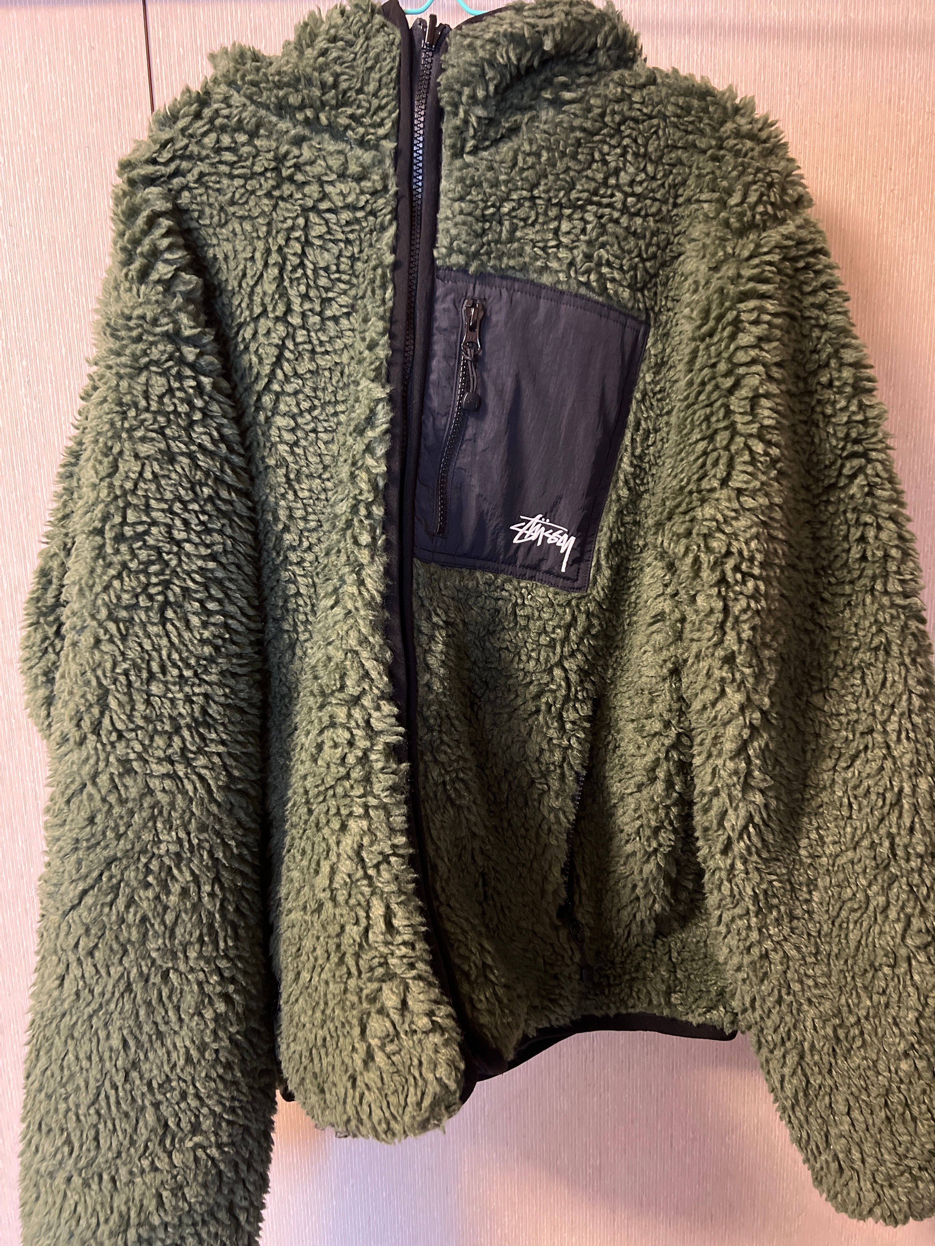 Stussy Sherpa Jacket "Olive"