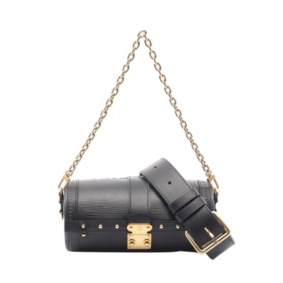 ルイ・ヴィトン LOUIS VUITTON パピヨン トランク ハンドバッグ バッグ レザー エピ レディース ブラック系 M58655 【中古】