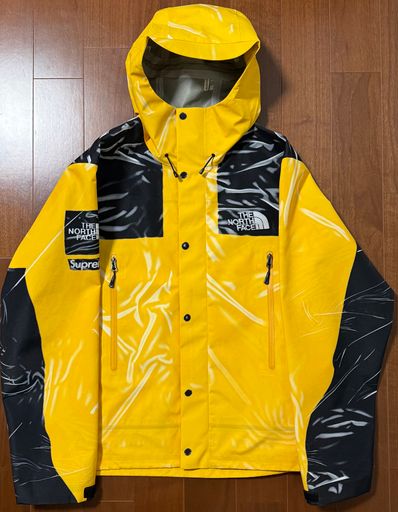 Supreme x The North Face Trompe Loeil Printed Taped Seam Shell Jacket "Yellow"