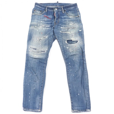 良品 ディースクエアード デニムパンツ Skater Jean インディゴブルー