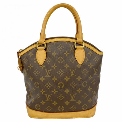 【6db1651-k】ルイヴィトン ハンドバッグ モノグラム ロックイット M40102 ブラウン【中古】レディース