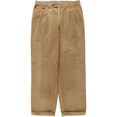 古着 セントマイケル St.Michael ツータック コーデュロイパンツ 英国製 メンズw34相当/eaa620303