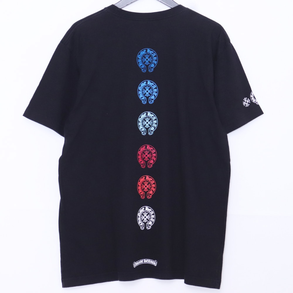 Chrome Hearts Multicolor Horseshoe Tee "Black"