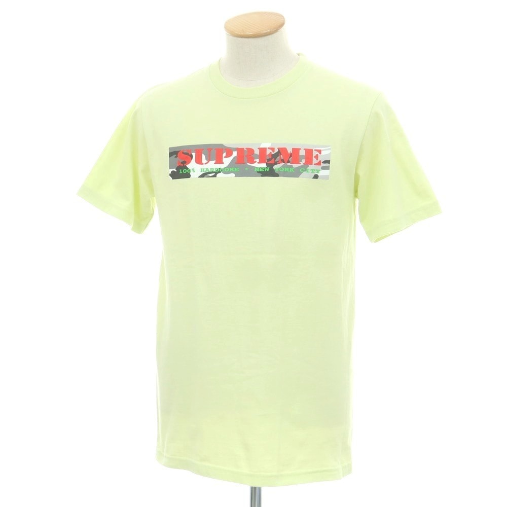 【中古】シュプリーム Supreme 2025年春夏 Hardcore Tee コットン 半袖Tシャツ ライムグリーン【サイズS】【メンズ】