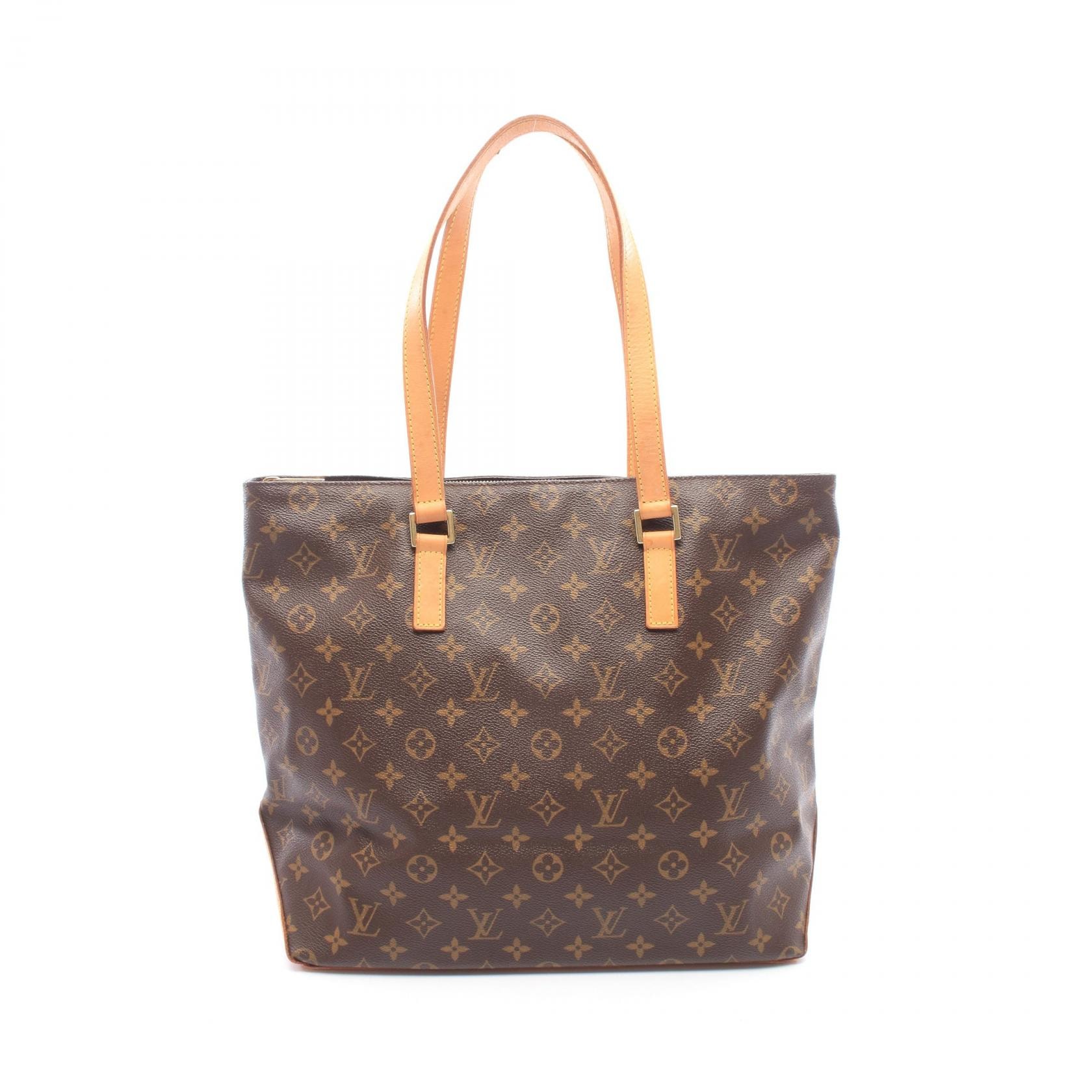 ルイ・ヴィトン LOUIS VUITTON カバメゾ モノグラム トートバッグ バッグ PVCコーティングキャンバス レザー レディース ブラウン系 M51151 【中古】