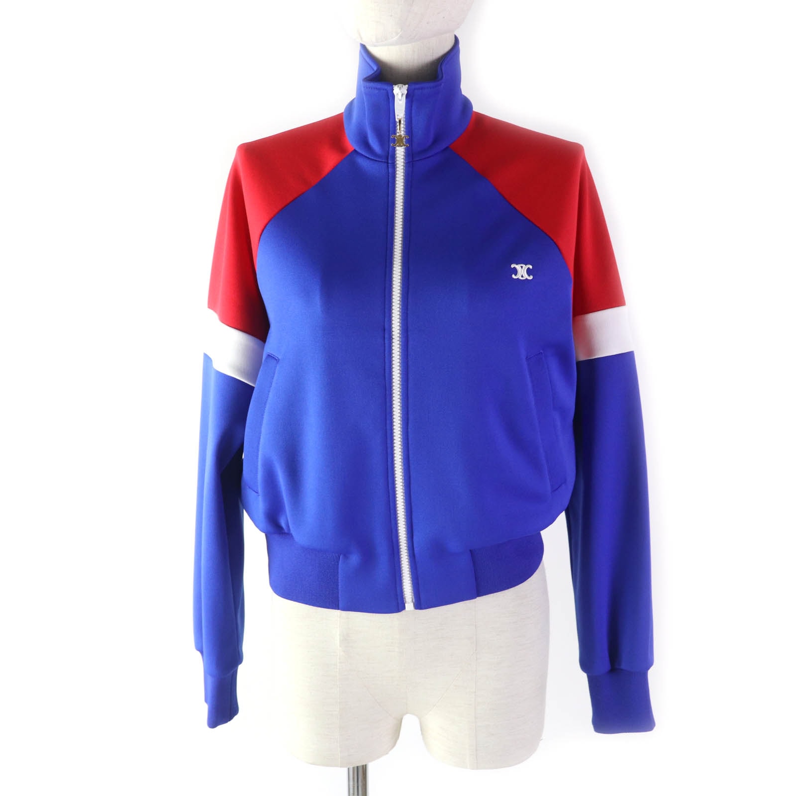 極美品 セリーヌ ジャージ マルチカラー レディース XS 2Y45A121O