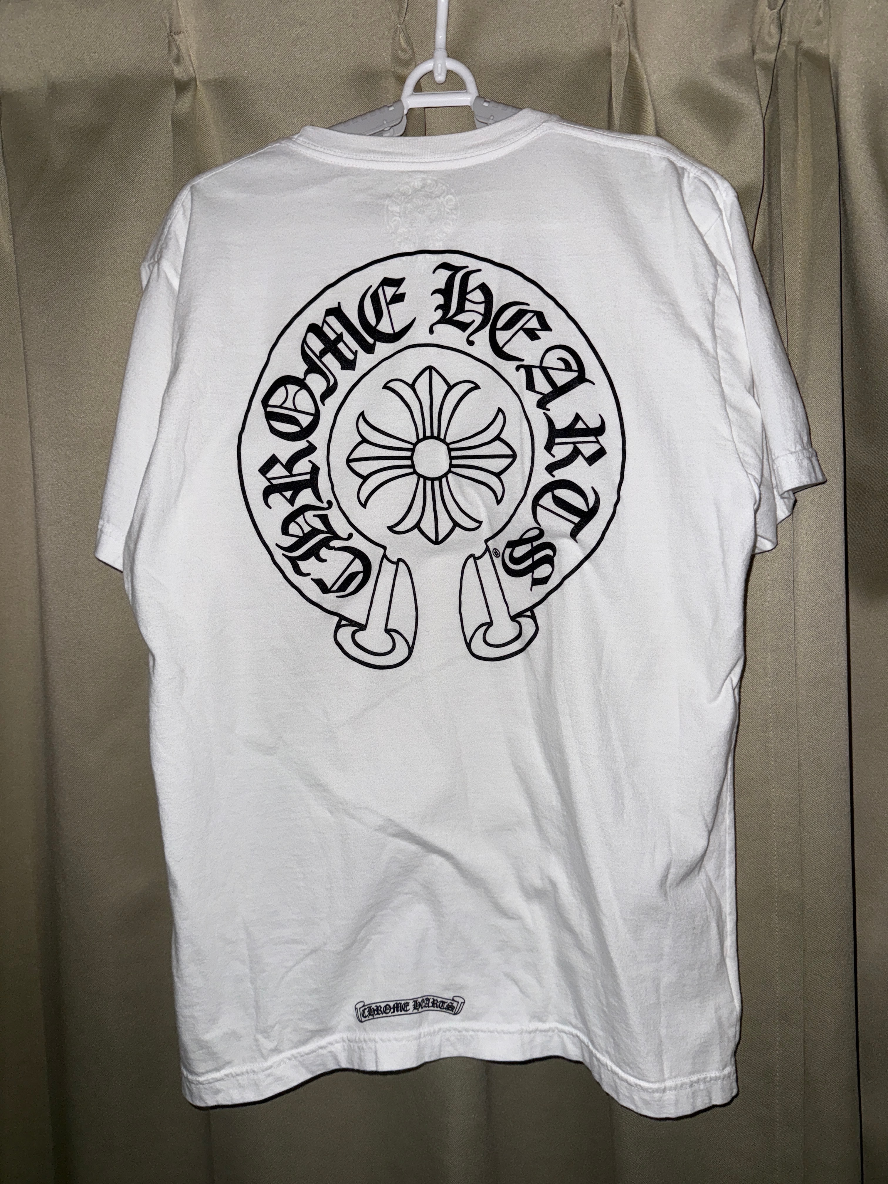 Chrome Hearts Horse Shoe Logo Pocket T-Shirt "White"