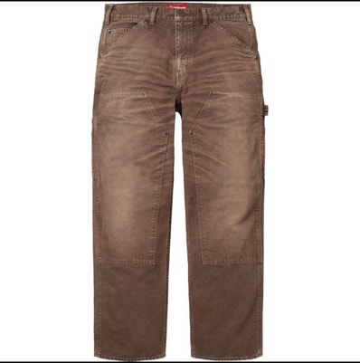 Supreme Worn Double Knee Painter Pant (26SS) "Brown"
