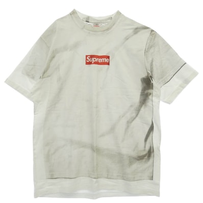 Supreme シュプリーム 24SS x MM6 Maison Margiela Box Logo Tee White メゾン マルジェラ ボックス ロゴ 半袖 Tシャツ ホワイト系 M【中古】