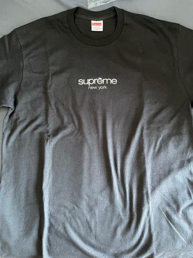 Supreme Classic Logo Tee "Black"