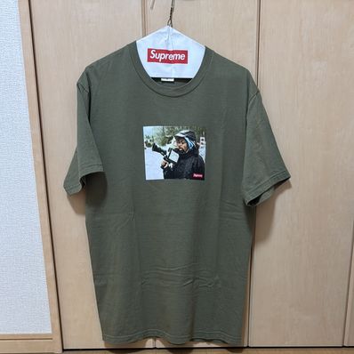Supreme x 40 Acres Spike Tee "LightOlive"