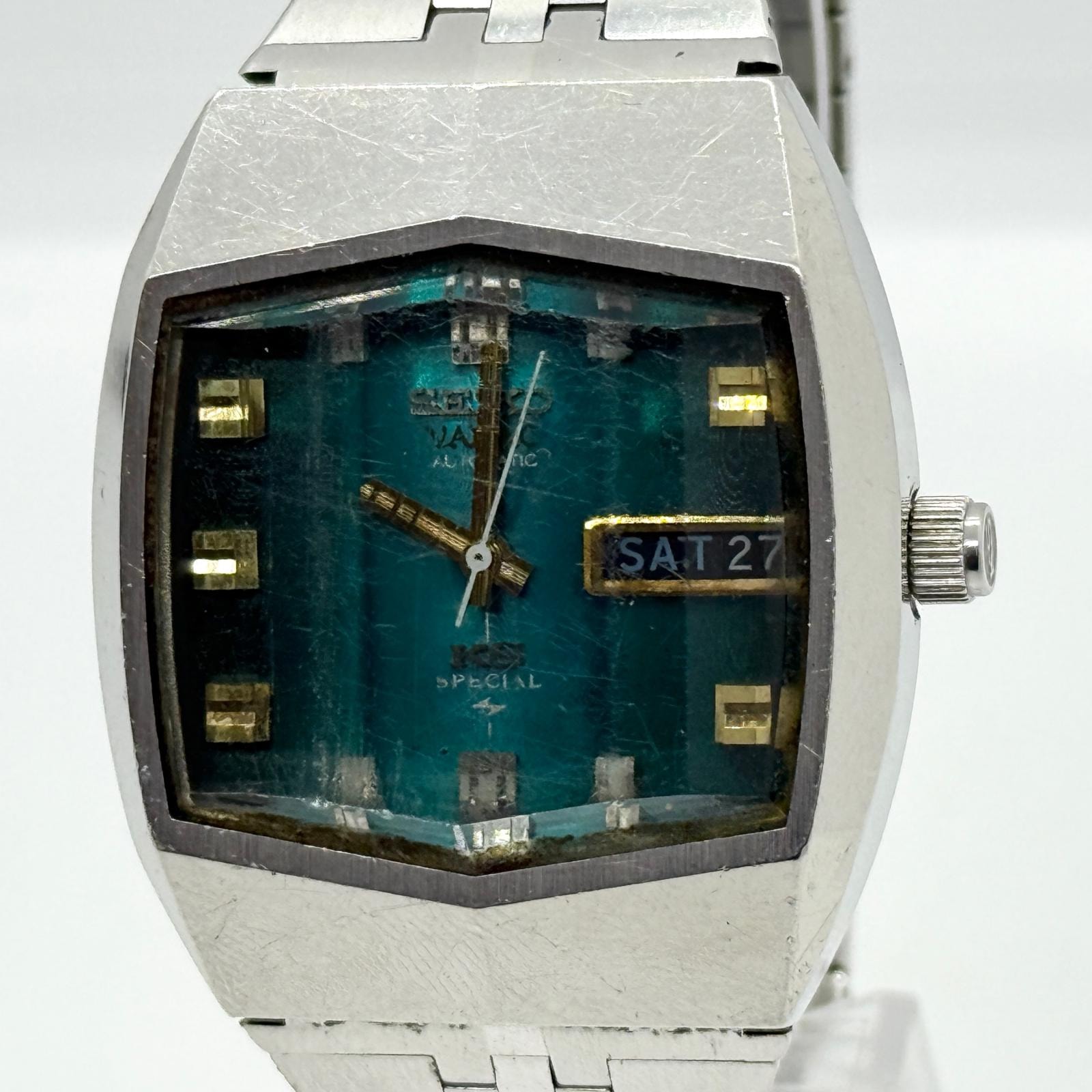 SEIKO セイコー VANUC バナック スペシャル KING SEIKO キングセイコー 5256-5000 グリーン AT メンズ 腕時計 稼働品