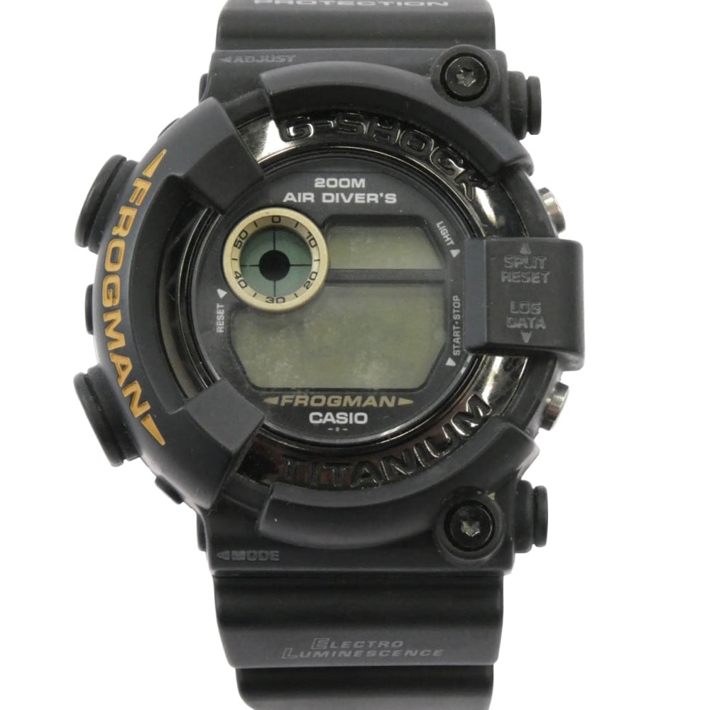 G-SHOCK ジーショック 時計 DW-8200BM-1T FROGMAN MEN IN BLACK 2 フロッグマン メン イン ブラック 2 デジタル 腕時計 ブラック系【中古】