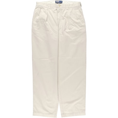 古着 ラルフローレン Ralph Lauren POLO by Ralph Lauren ANDREW PANT ツータック チノパンツ メンズw32相当/eaa605145