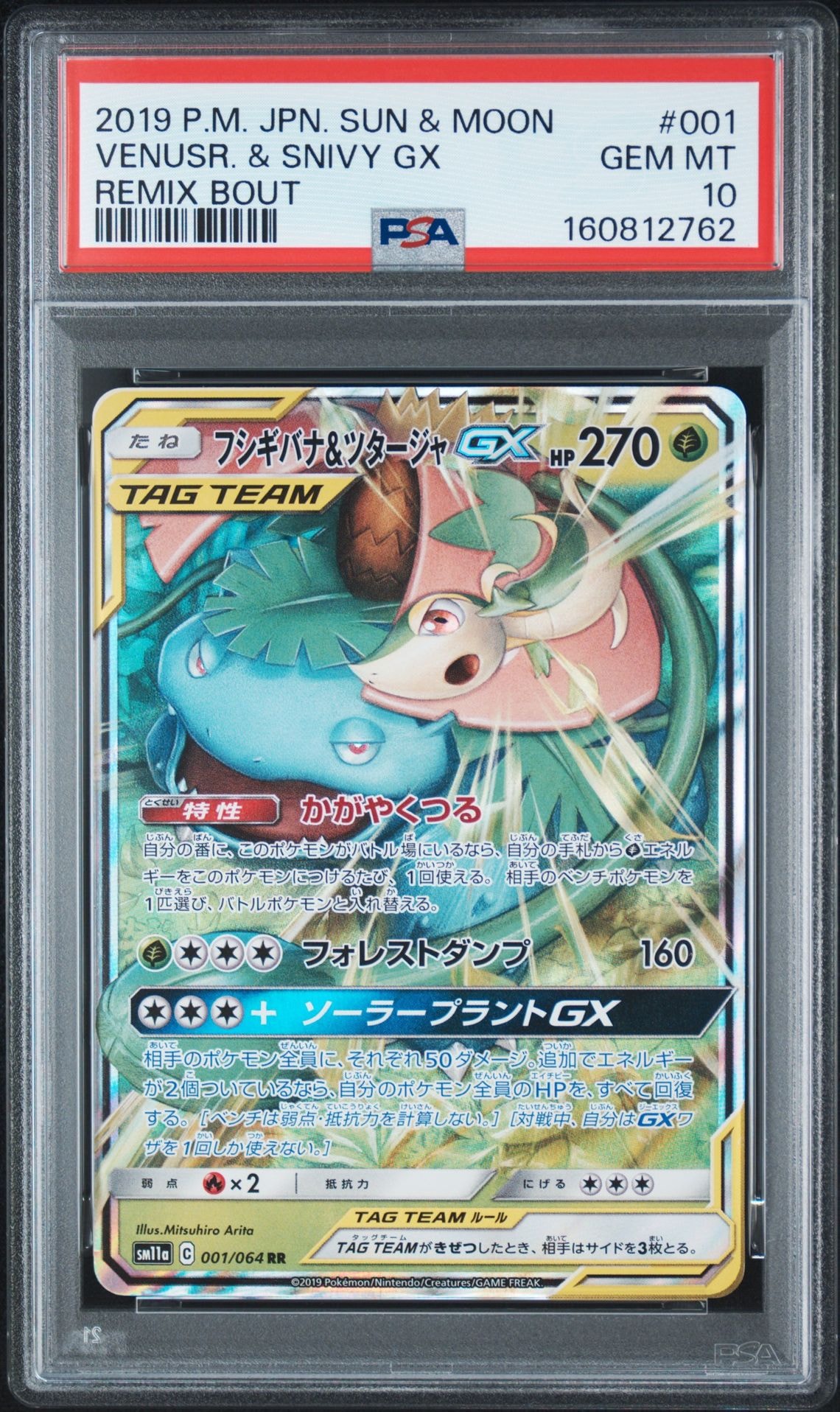 フシギバナ&ツタージャGX RR [SM11a 001/064](強化拡張パック