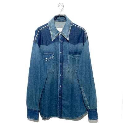 Maison Margiela Oversize Denim Shirt Indigo