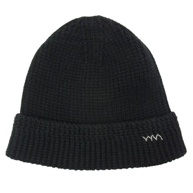 VISVIM ビズビム 0121103003017 KNIT CAP COTTON コットン ニットキャップ ブラック系 F【中古】