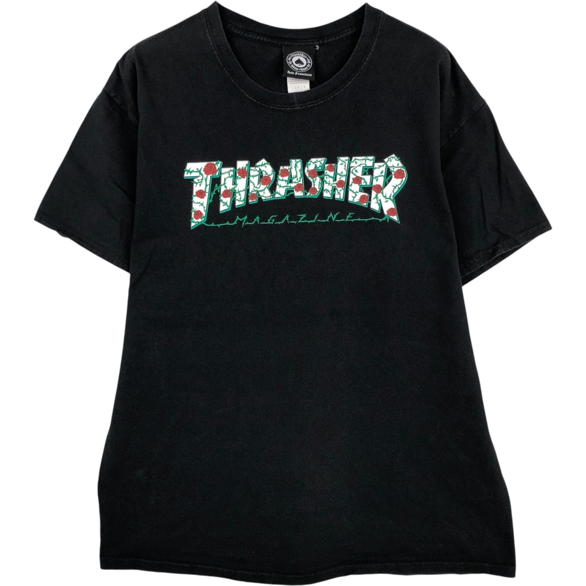 古着 スラッシャー THRASHER サーフ スケートTシャツ メンズL相当/eaa623079