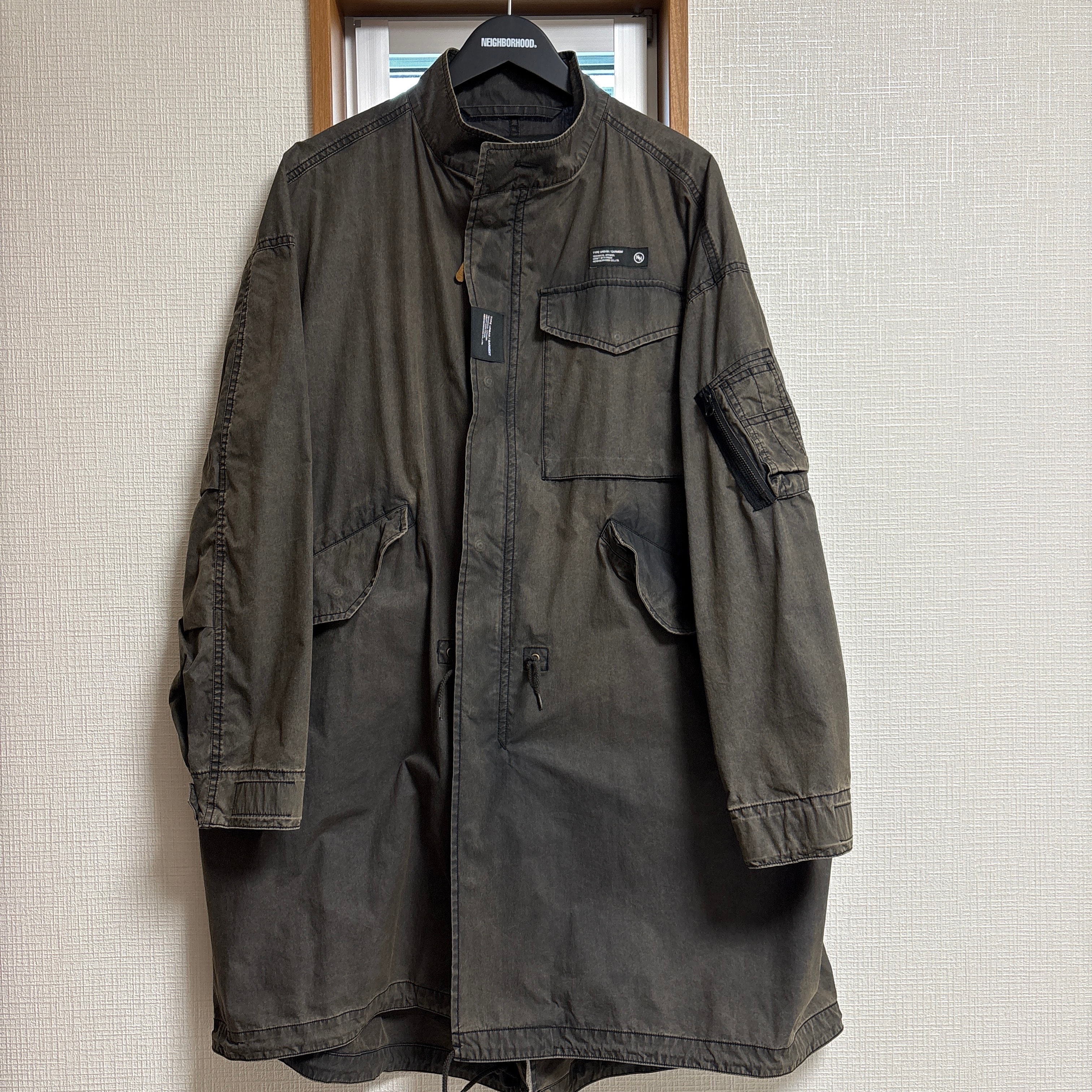NEIGHBORHOOD Faded Field Coat "Black"