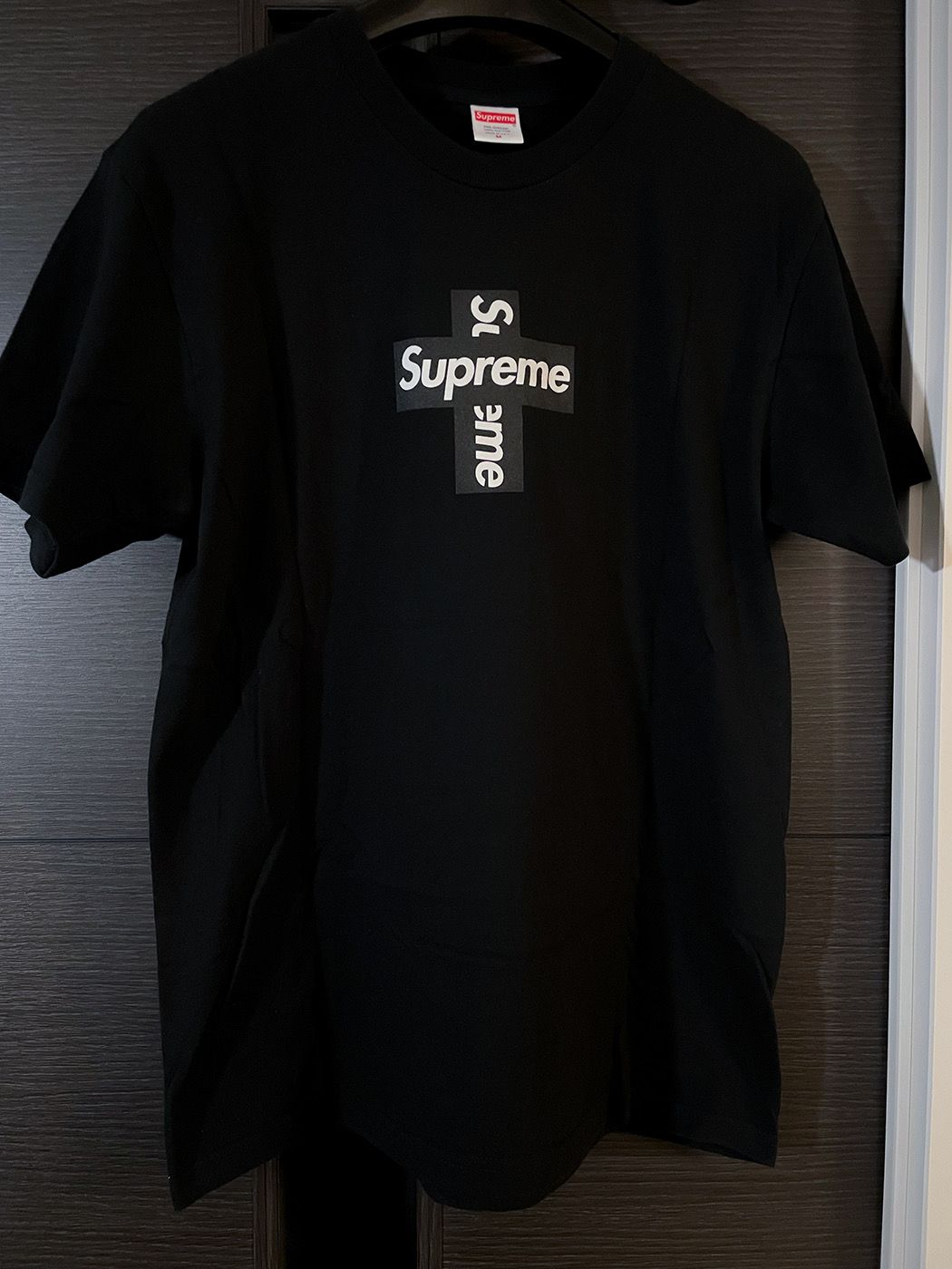 Supreme Cross Box Logo Tee "Black"