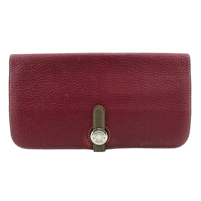 エルメス HERMES 長財布 ドゴン ロング トスカ