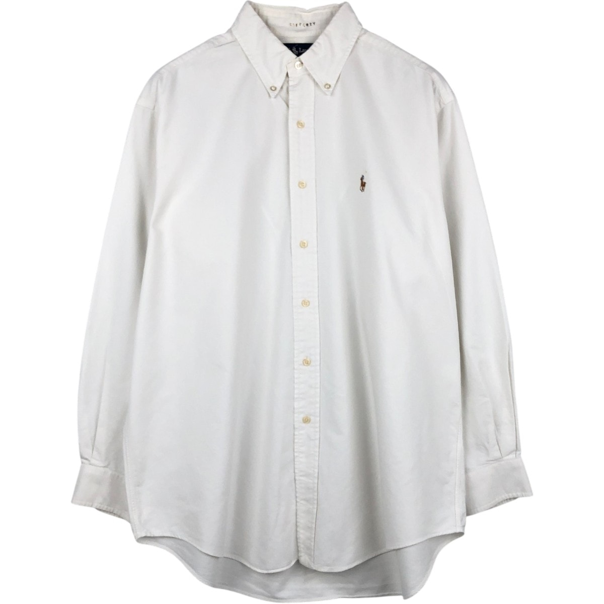 古着 ラルフローレン Ralph Lauren YARMOUTH 長袖 ボタンダウンシャツ メンズL相当/eaa676436