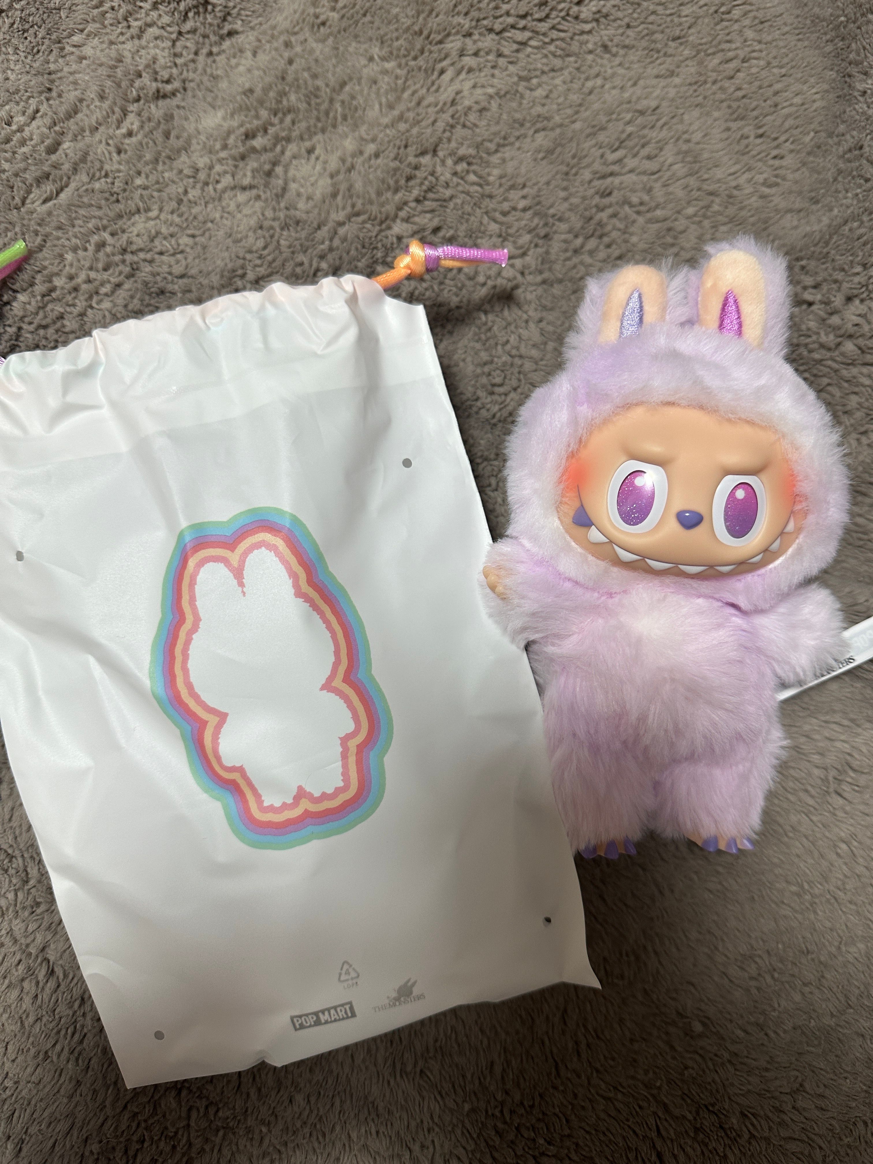 POP MART THE MONSTERS (LABUBU) Big into Energy Series Plush Pendant LUCK