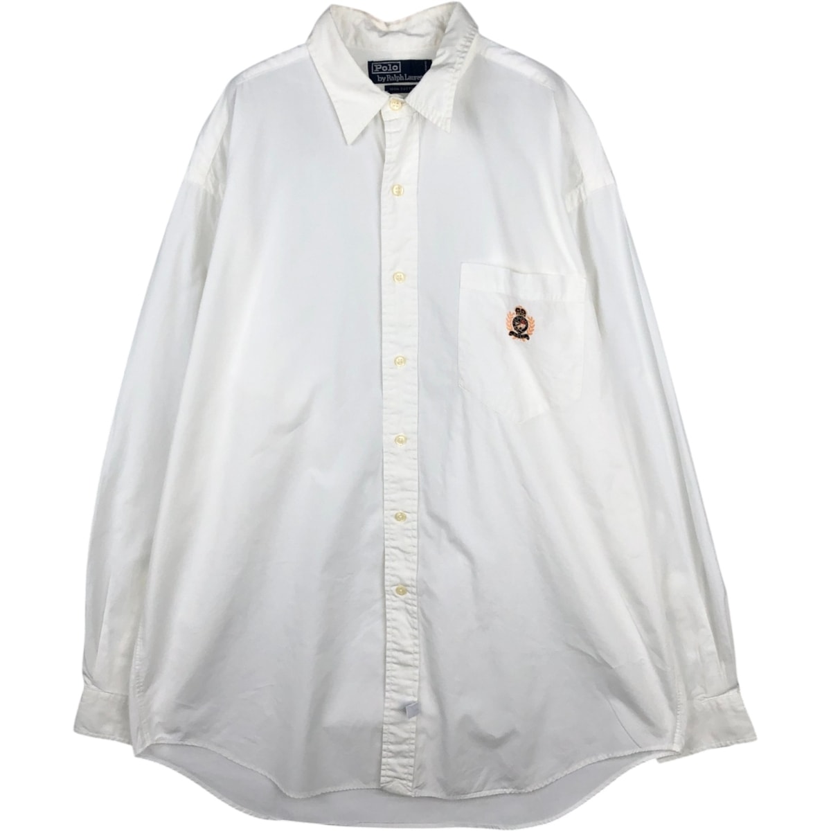 古着 ラルフローレン Ralph Lauren POLO by Ralph Lauren 長袖 コットンシャツ メンズL相当/eaa628870