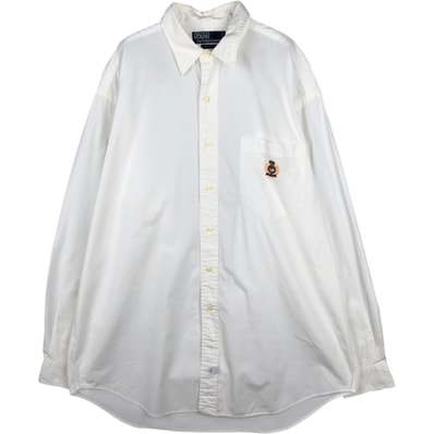 古着 ラルフローレン Ralph Lauren POLO by Ralph Lauren 長袖 コットンシャツ メンズL相当/eaa628870
