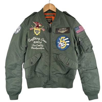 未使用品 アヴィレックス ブルゾン L-2 5th AIR FORCE カーキ