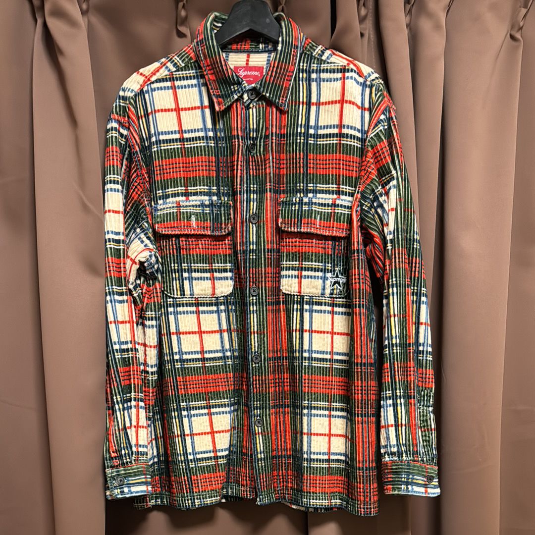 Supreme Corduroy Shirt "Plaid"