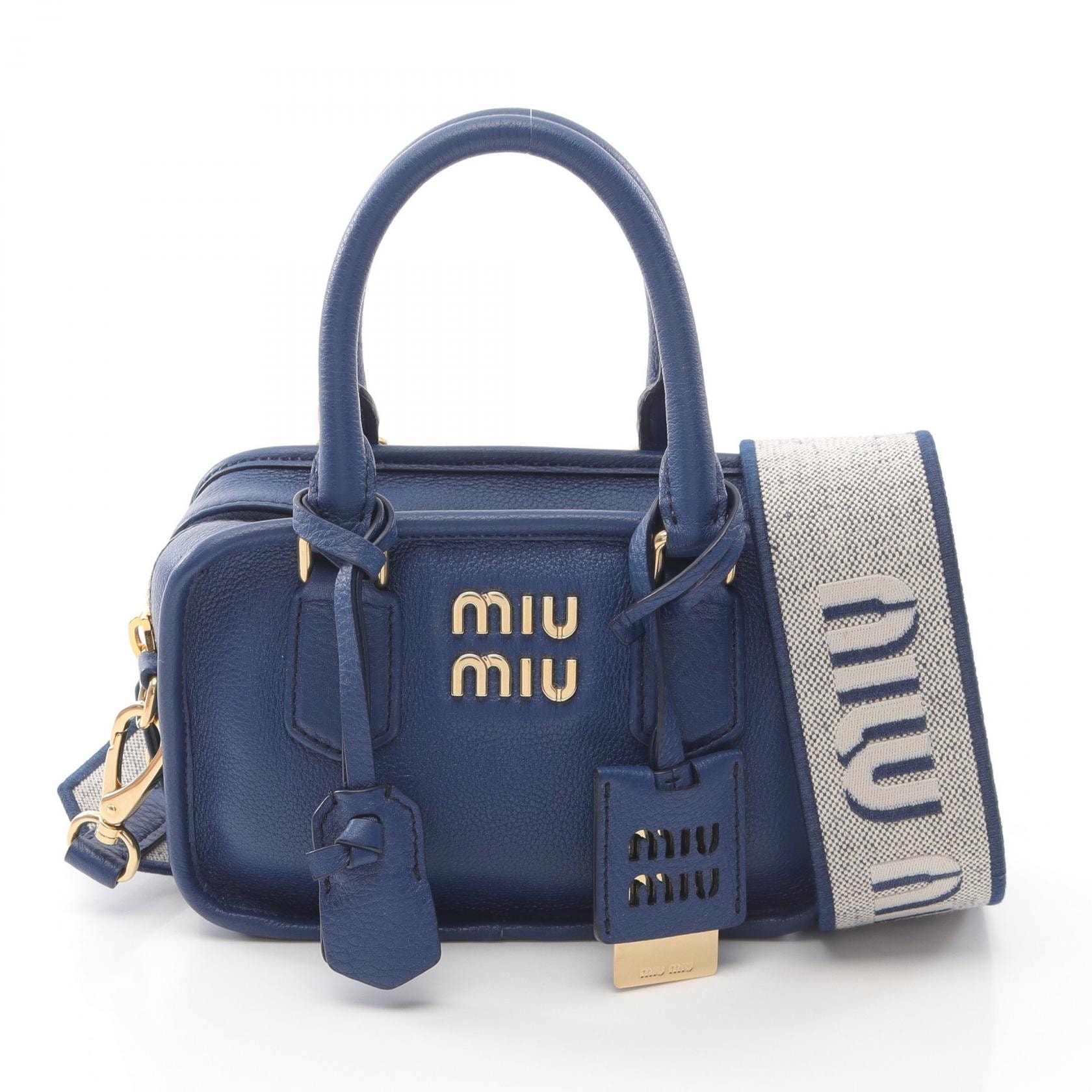 やや傷や汚れあり】ミュウ ミュウ Miu Miu VIT.DAINO SOFT