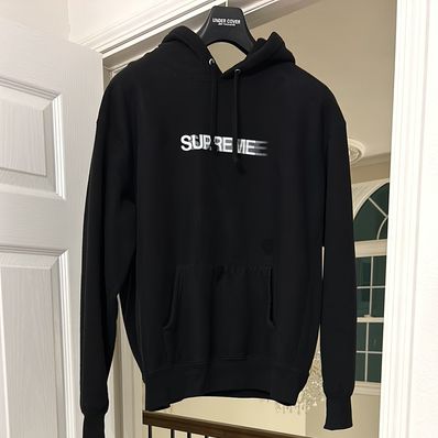 Supreme Motion Logo Hooded Sweatshirt "Black" (23SS)