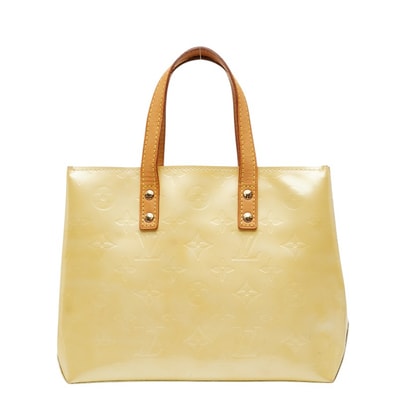 ルイ ヴィトン モノグラム ヴェルニ リードPM ハンドバッグ M91336 ペルル ホワイト パテントレザー レディース LOUIS VUITTON 【中古】