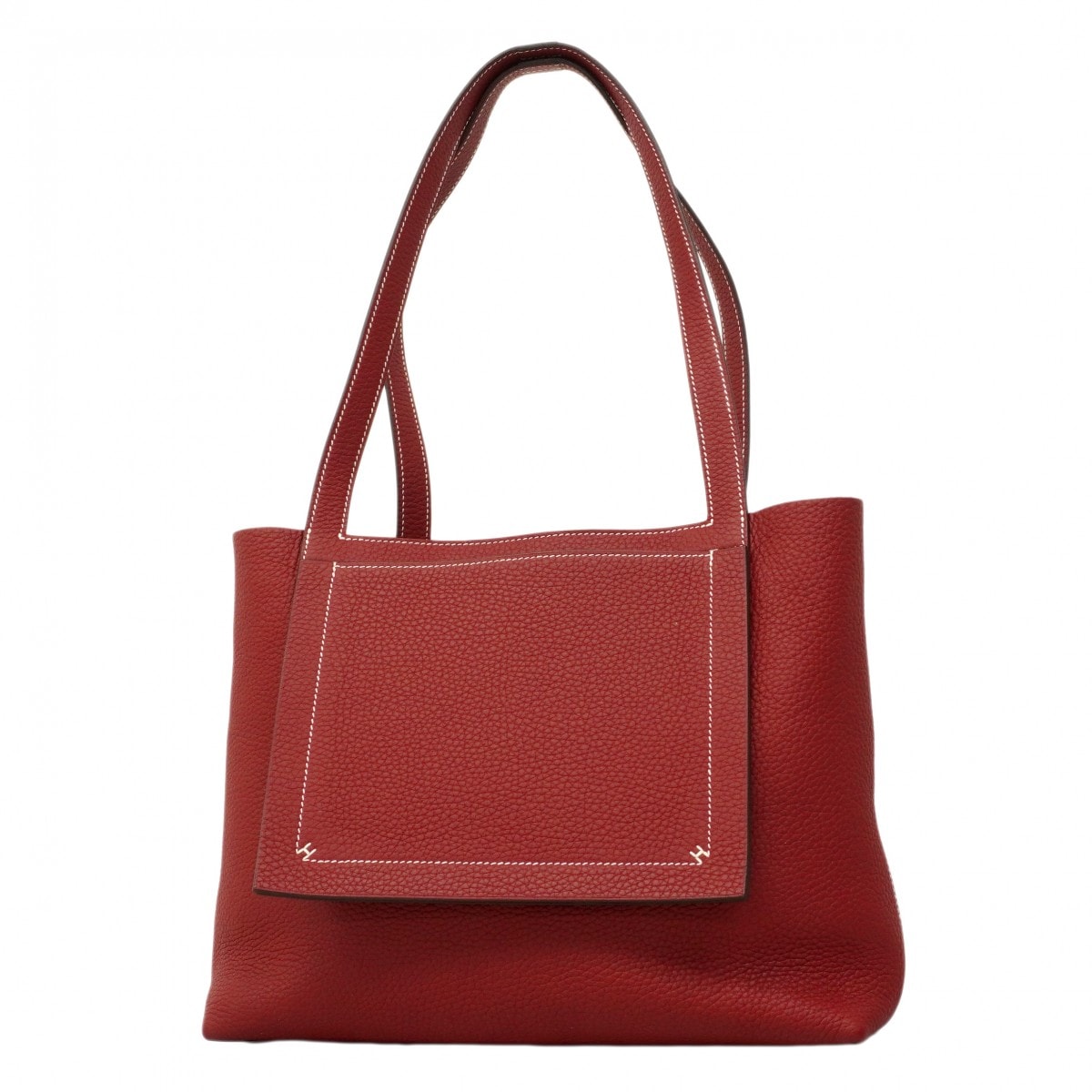 【6da0011】エルメス トートバッグ カバセリエ31 トリヨンクレマンス ルージュグレナ Z刻印【中古】レディース