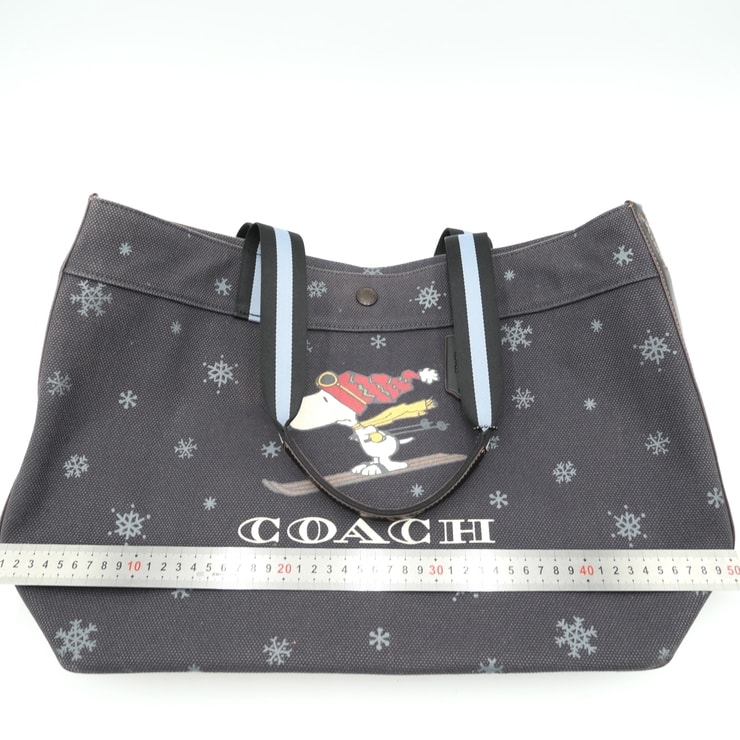 B (目立った傷や汚れなし)】COACH（コーチ）×PEANUTS（ピーナッツ