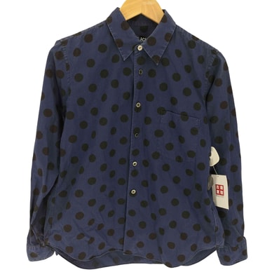 12SS 製品染め ドット レギュラーカラーシャツ【1142360119547】
