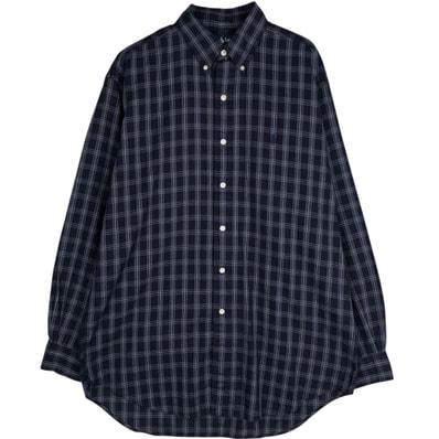 古着 ラルフローレン Ralph Lauren BLAKE 長袖 ボタンダウンチェックシャツ メンズM相当/eaa628979