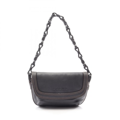 ロエベ LOEWE ショルダーバッグ バッグ レザー レディース ブラック系 【中古】