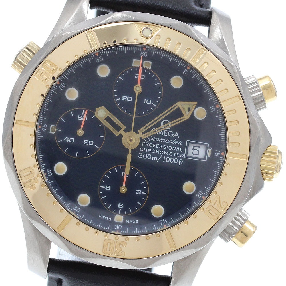 オメガ シーマスター300 クロノグラフ 2297.80 メンズ 【中古】